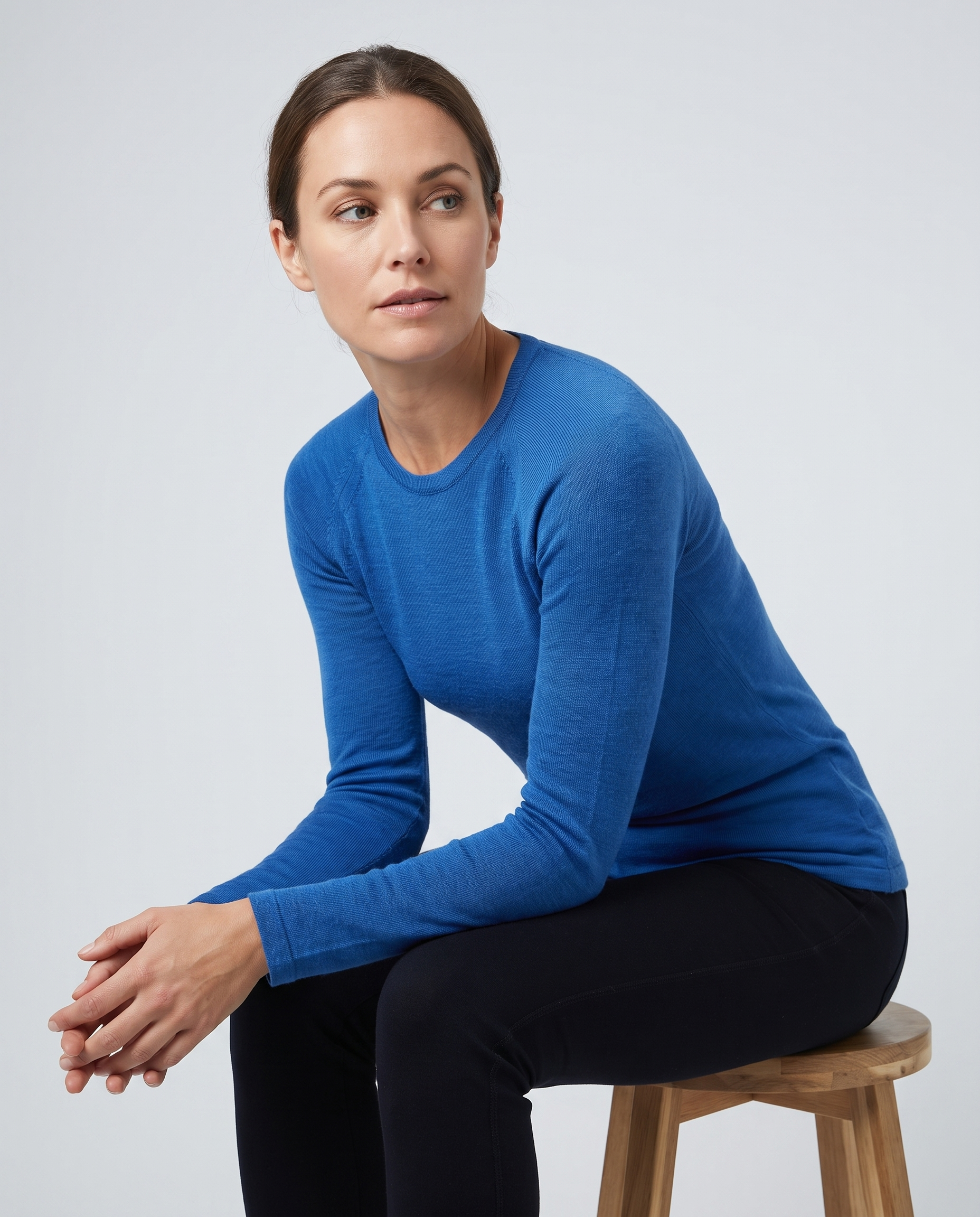 SUPERFINE MERINO LONG SLEEVE CREW WOMENS