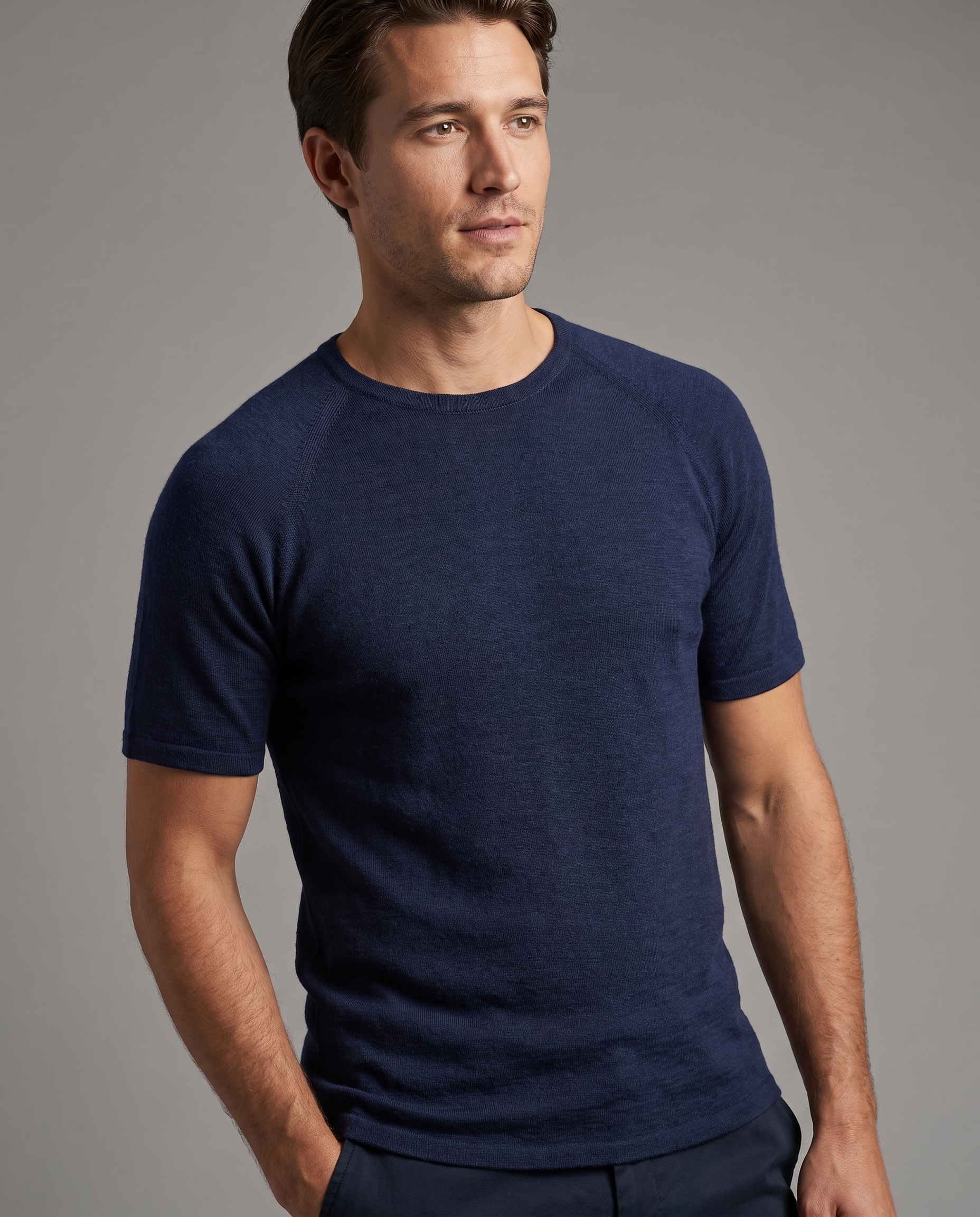 SUPERFINE MERINO SHORT SLEEVE CREW