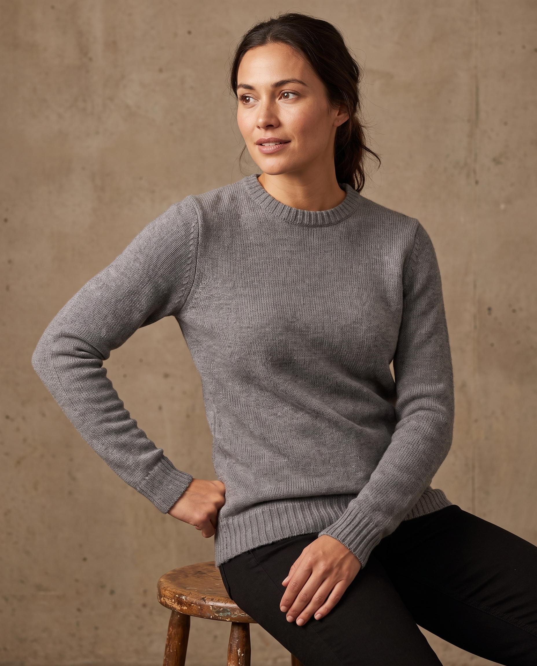 NZ LAMBSWOOL W26 CREW NECK