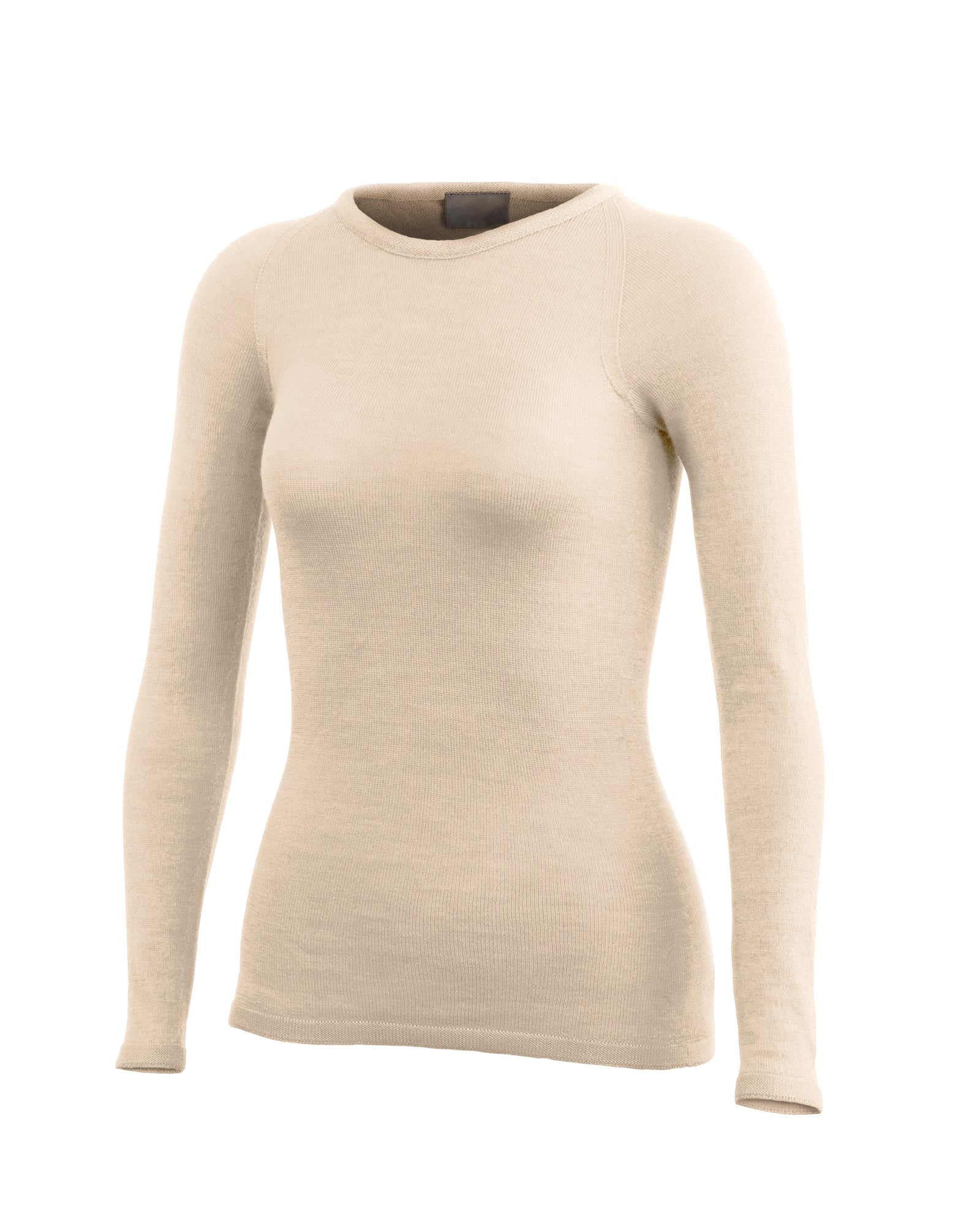 SUPERFINE MERINO LONG SLEEVE CREW WOMENS