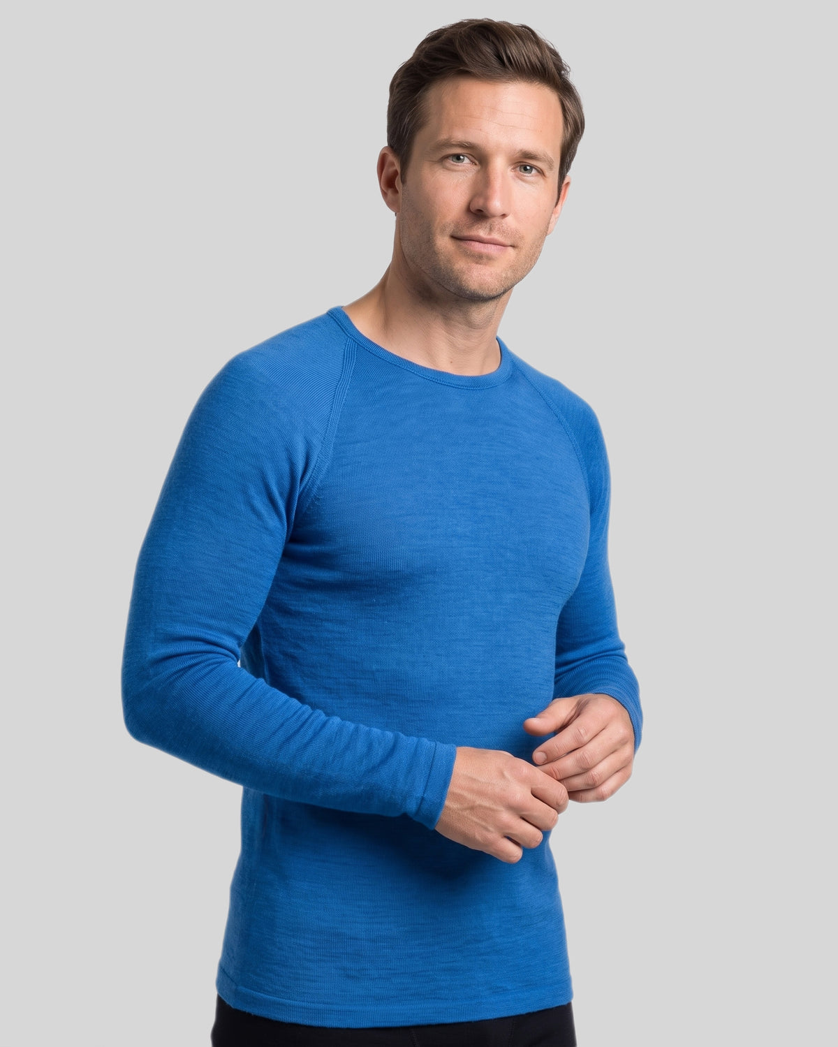 SUPERFINE MERINO LONG SLEEVE CREW MENS