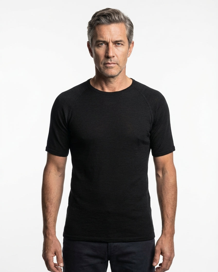 SUPERFINE MERINO SHORT SLEEVE CREW