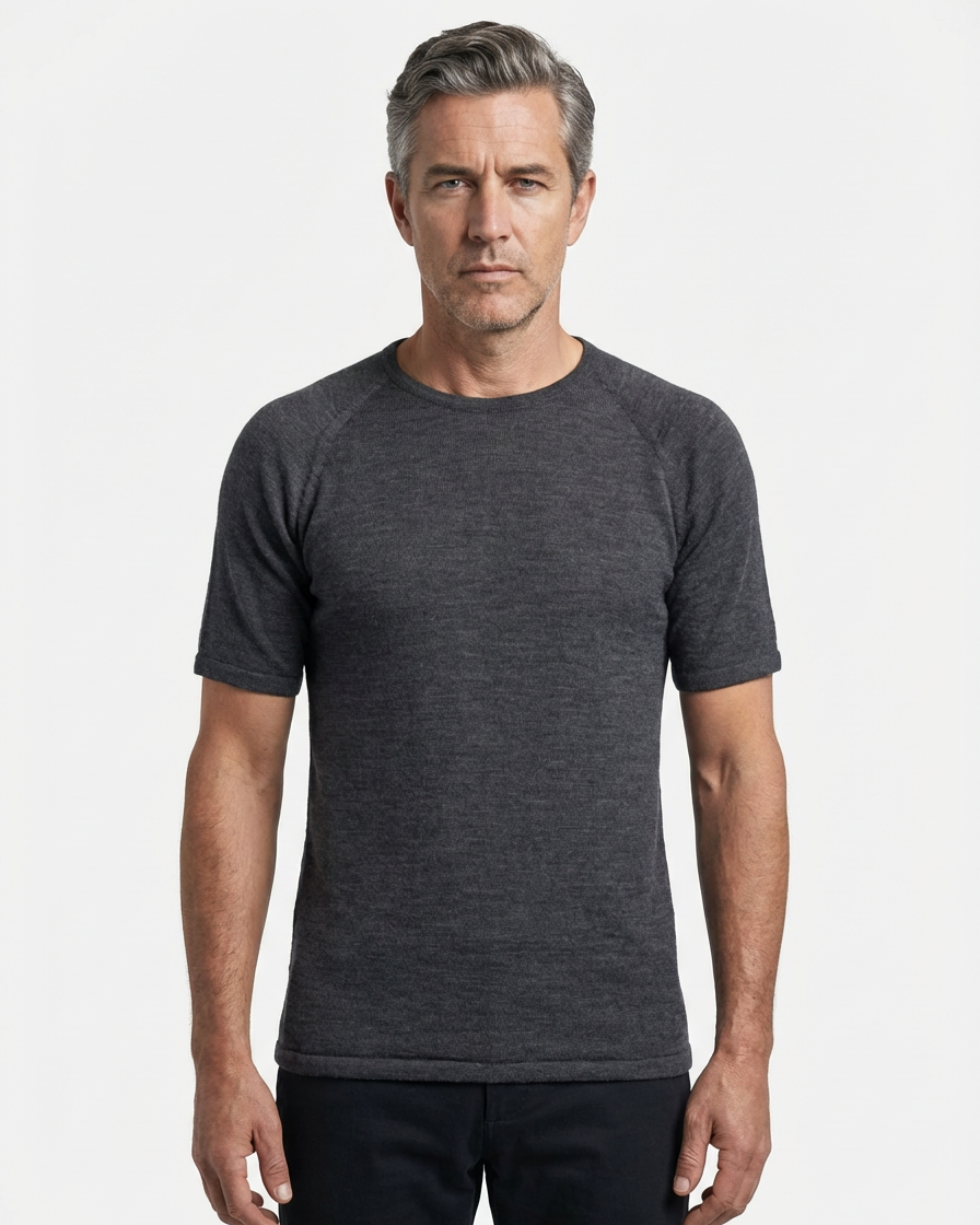 SUPERFINE MERINO SHORT SLEEVE CREW