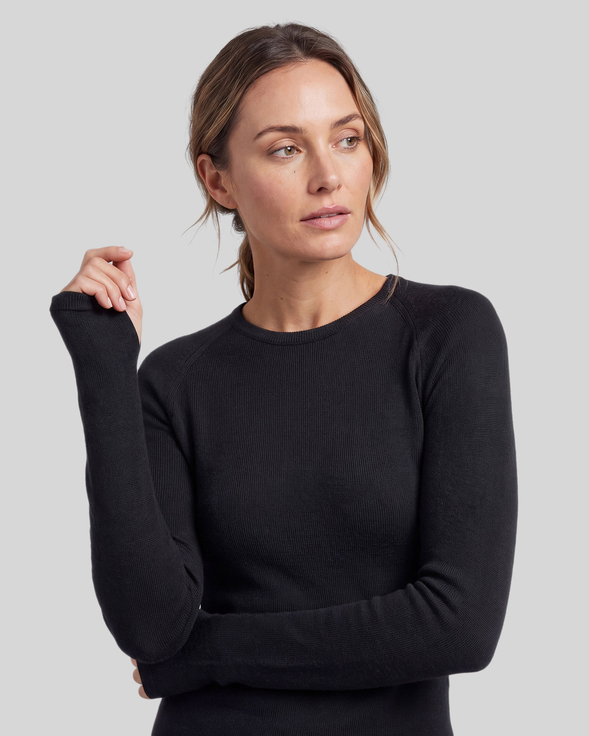 SUPERFINE MERINO ALPINE LONG SLEEVE CREW WOMENS