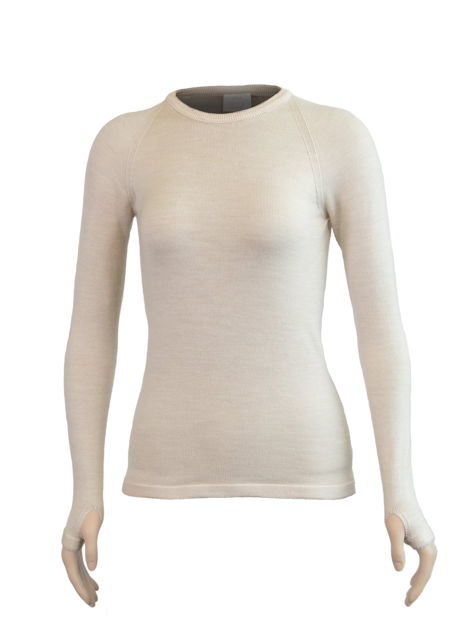 SUPERFINE MERINO ALPINE LONG SLEEVE CREW WOMENS