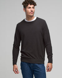 CASHMERE COTTON CREW STITCH