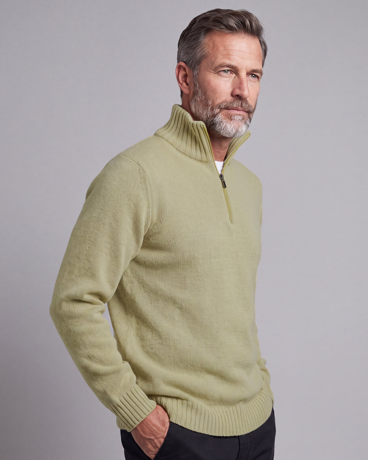 NZ LAMBSWOOL QTR ZIP