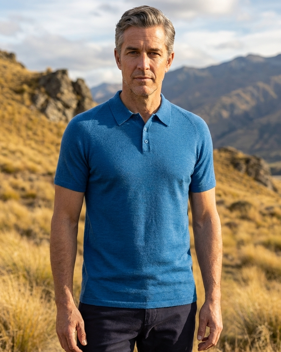 18M SUPERFINE MERINO SS POLO