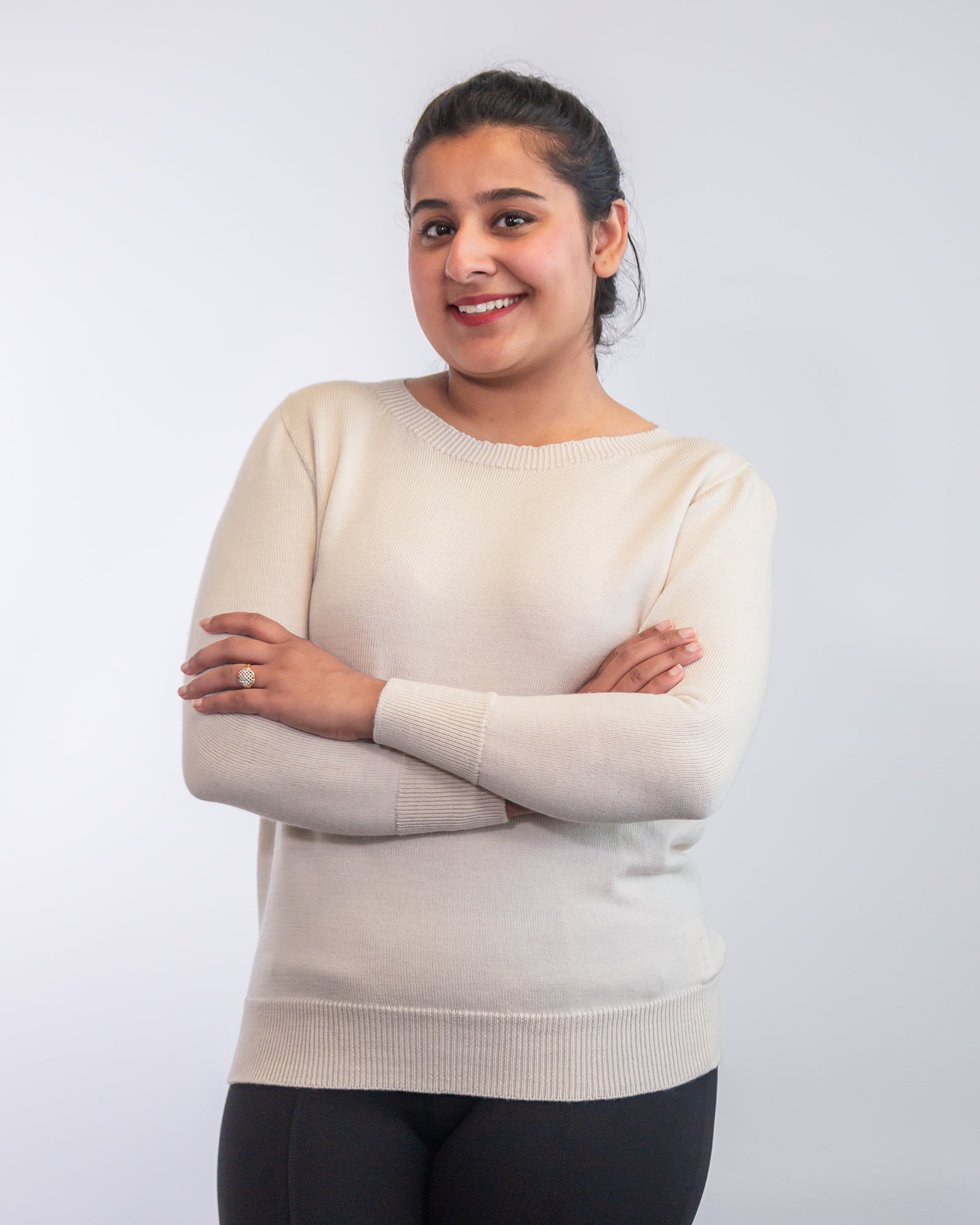 BEALEY MERINO LS SCOOP NECK