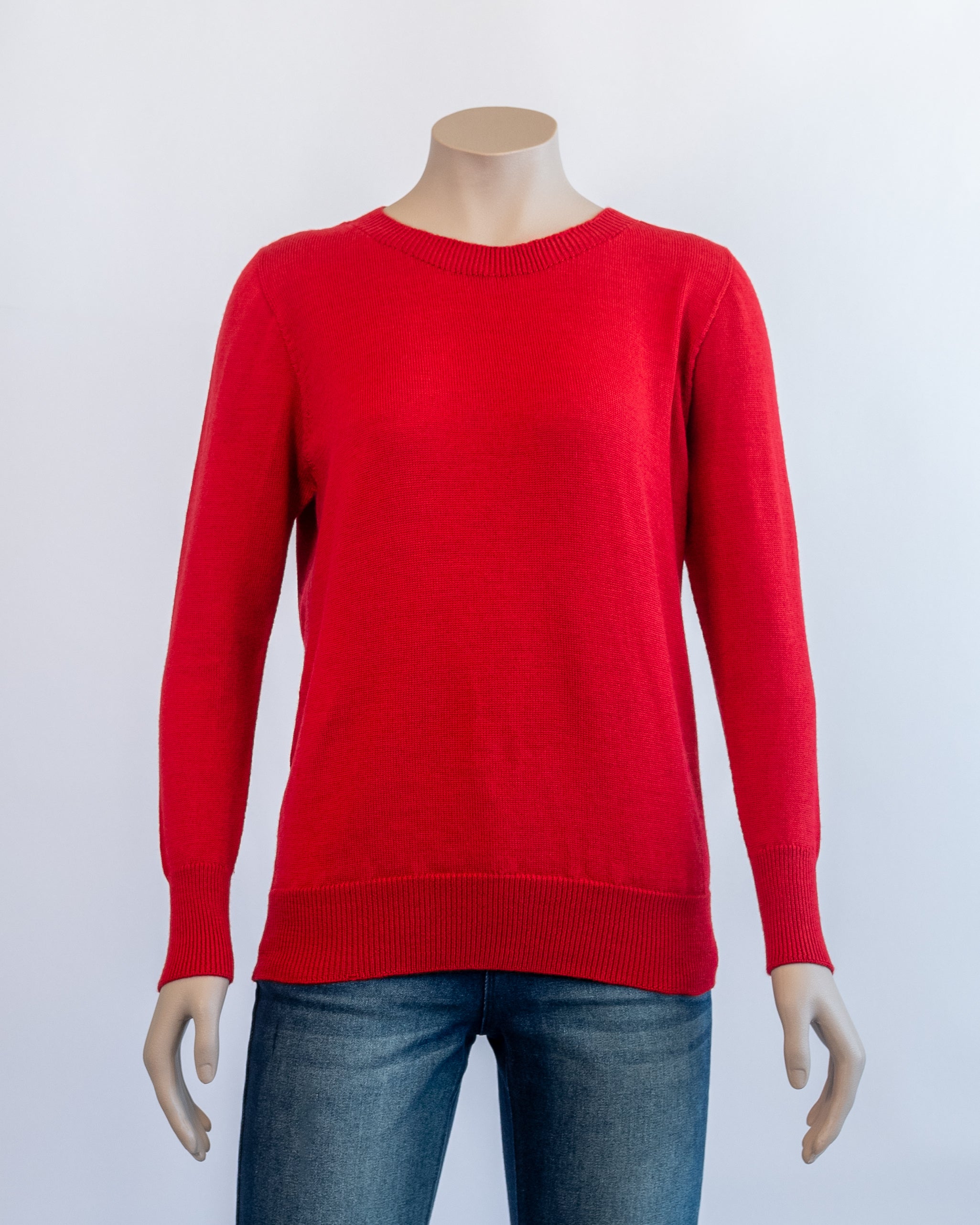 BEALEY MERINO LS SCOOP NECK
