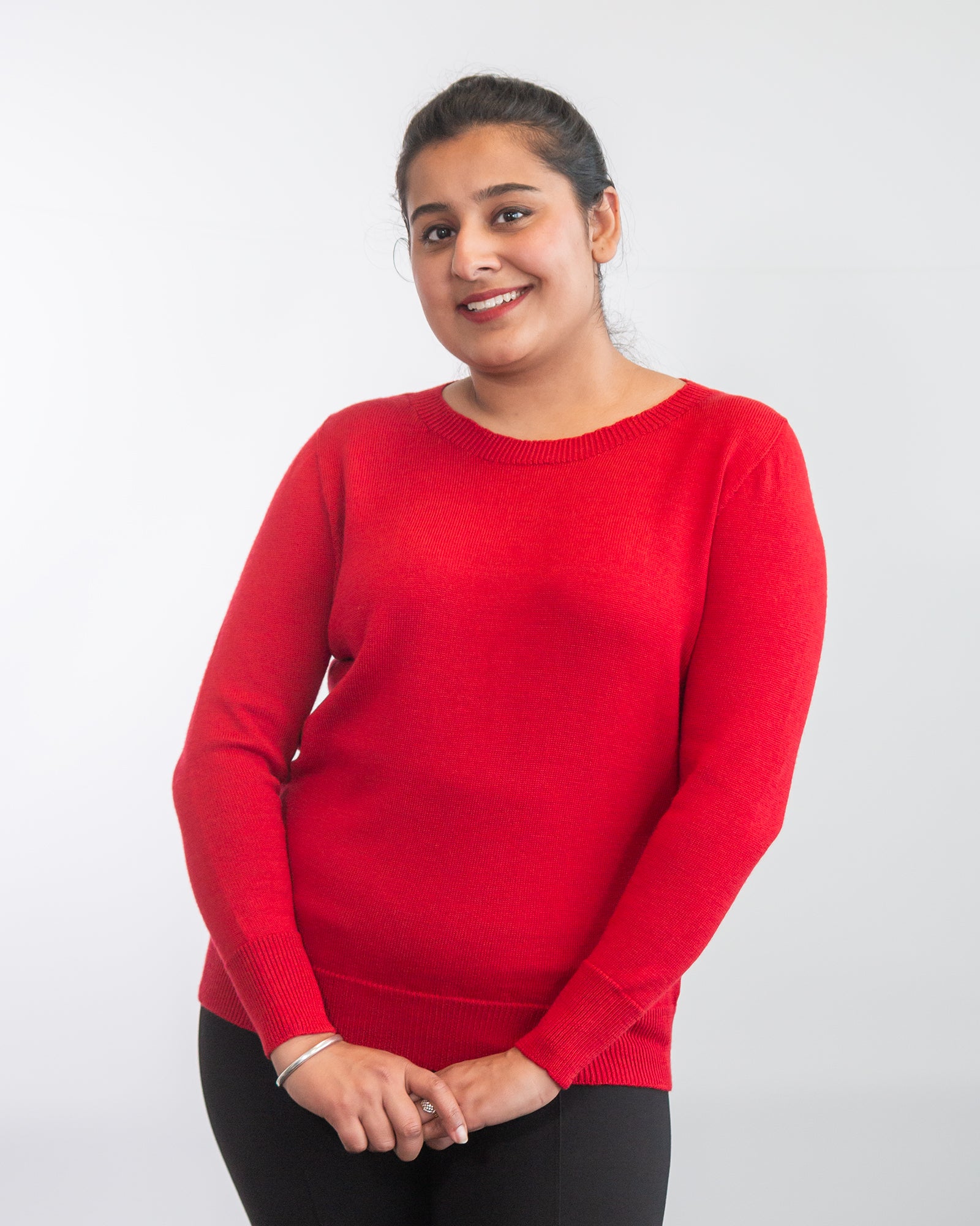 BEALEY MERINO LS SCOOP NECK