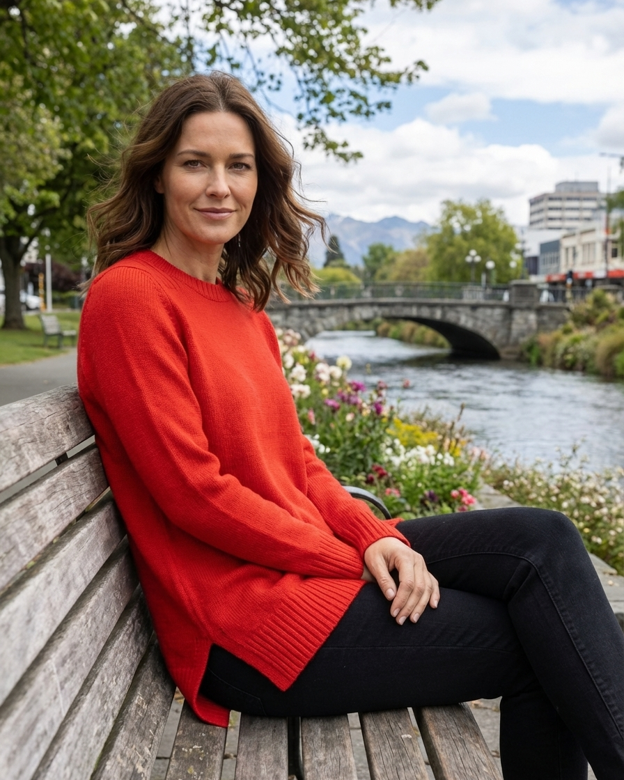 KARUKARU LS MERINO CREW TUNIC