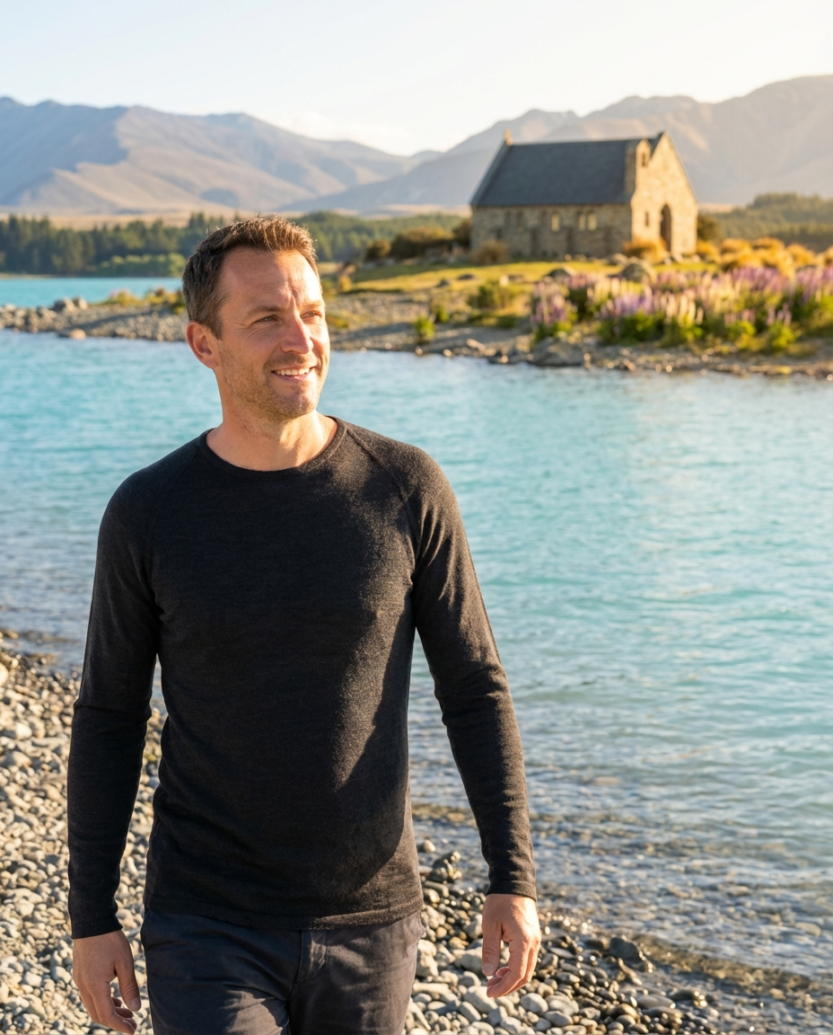 SUPERFINE MERINO LONG SLEEVE CREW