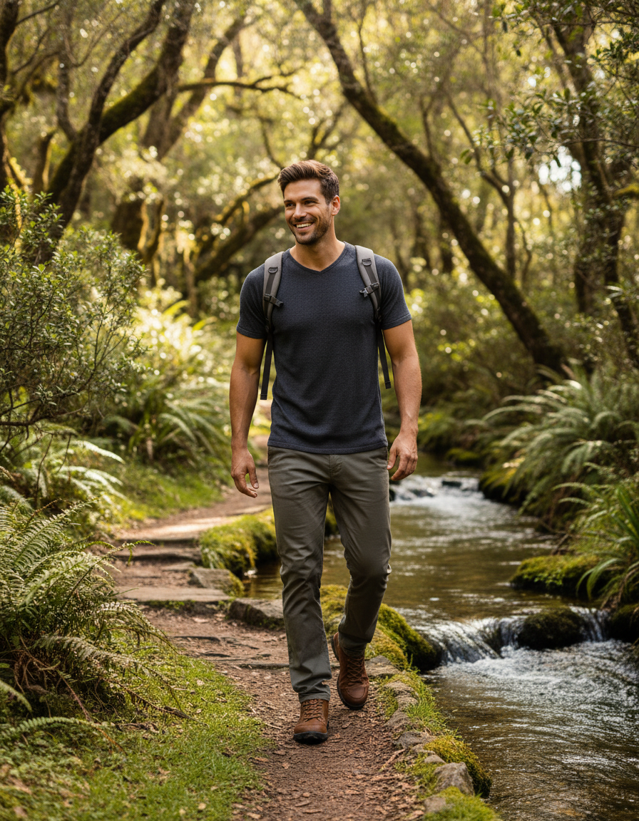 SUPERFINE MERINO SHORT SLEEVE VEE MENS