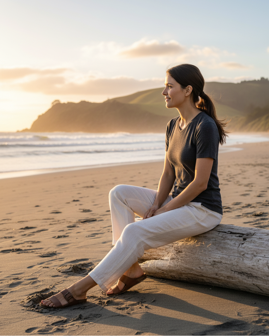 SUPERFINE MERINO SHORT SLEEVE VEE WOMENS