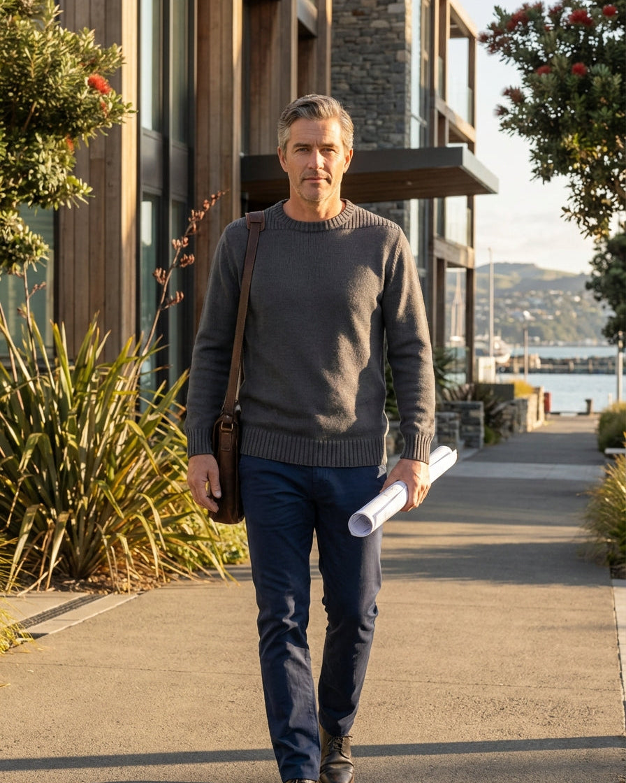 BULLER MERINO CREW NECK