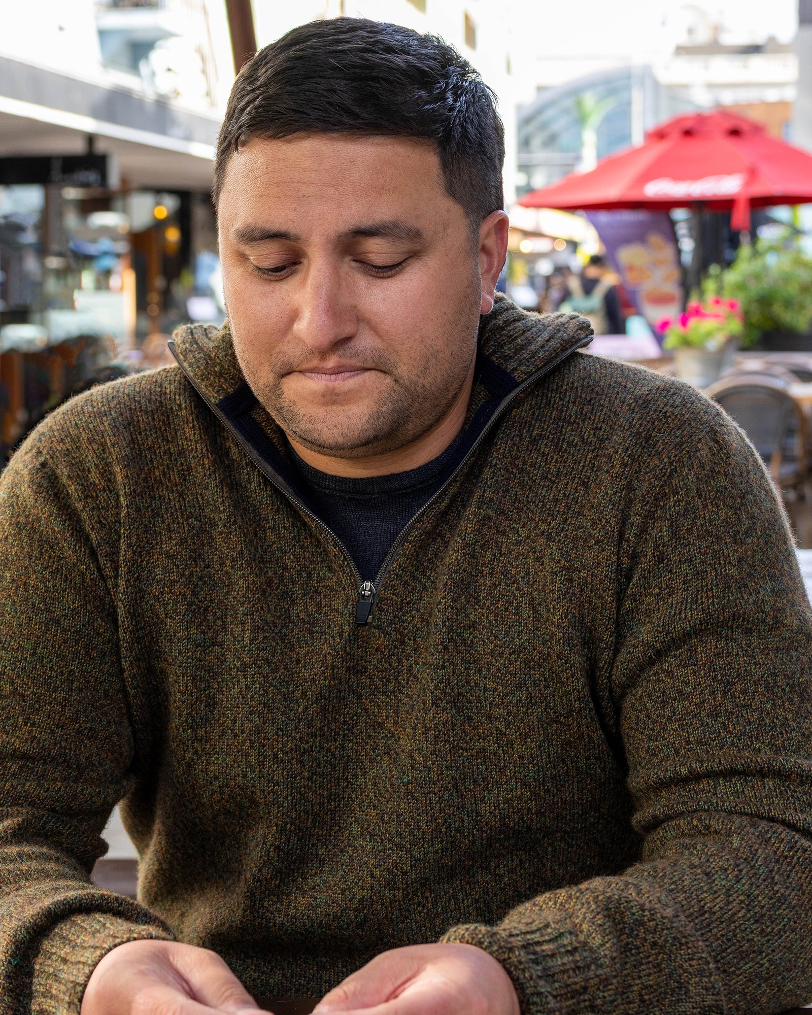 NZ LAMBSWOOL QTR ZIP