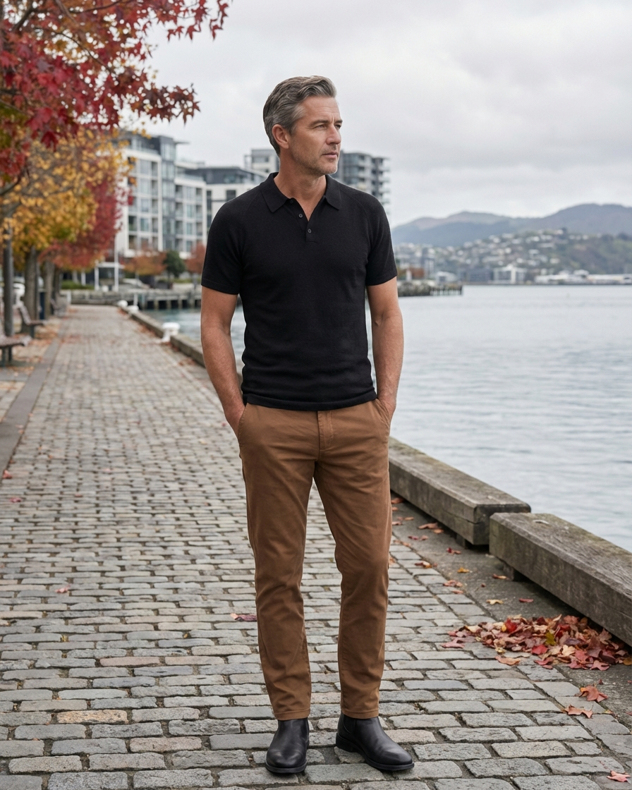 18M SUPERFINE MERINO SS POLO