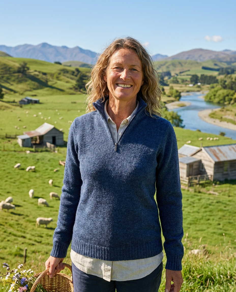 NZ LAMBSWOOL QTR ZIP