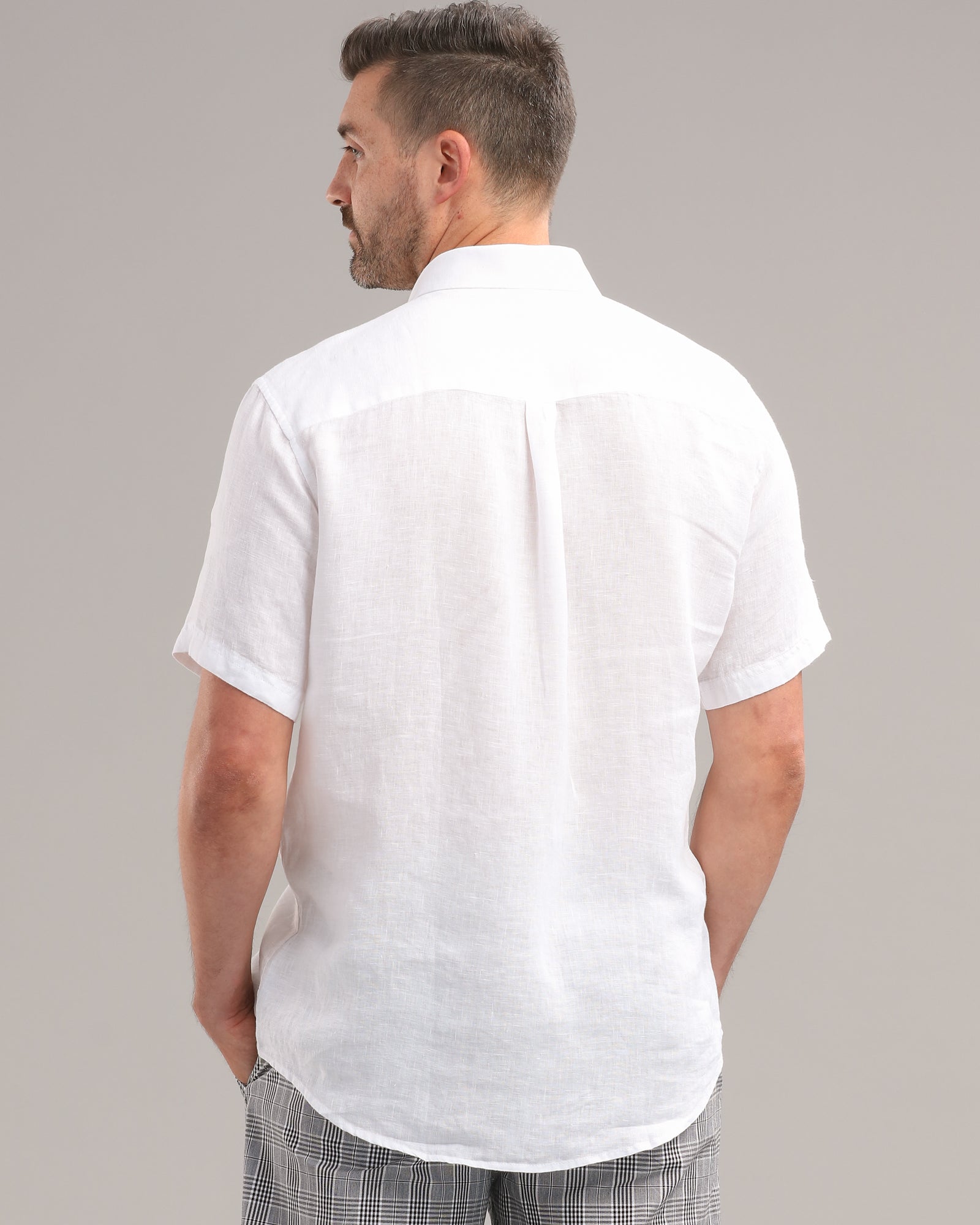 100% LINEN CLASSIC2 SS SHIRT