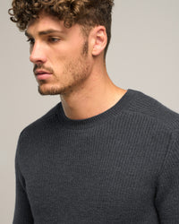 MERINO WIGRAM CREW PATCH KNIT - Merino Heavy-weight - Wild South Clothing