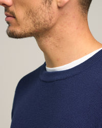 CASHMERE COTTON CREW STITCH - Cashmere Cotton - Wild South Clothing