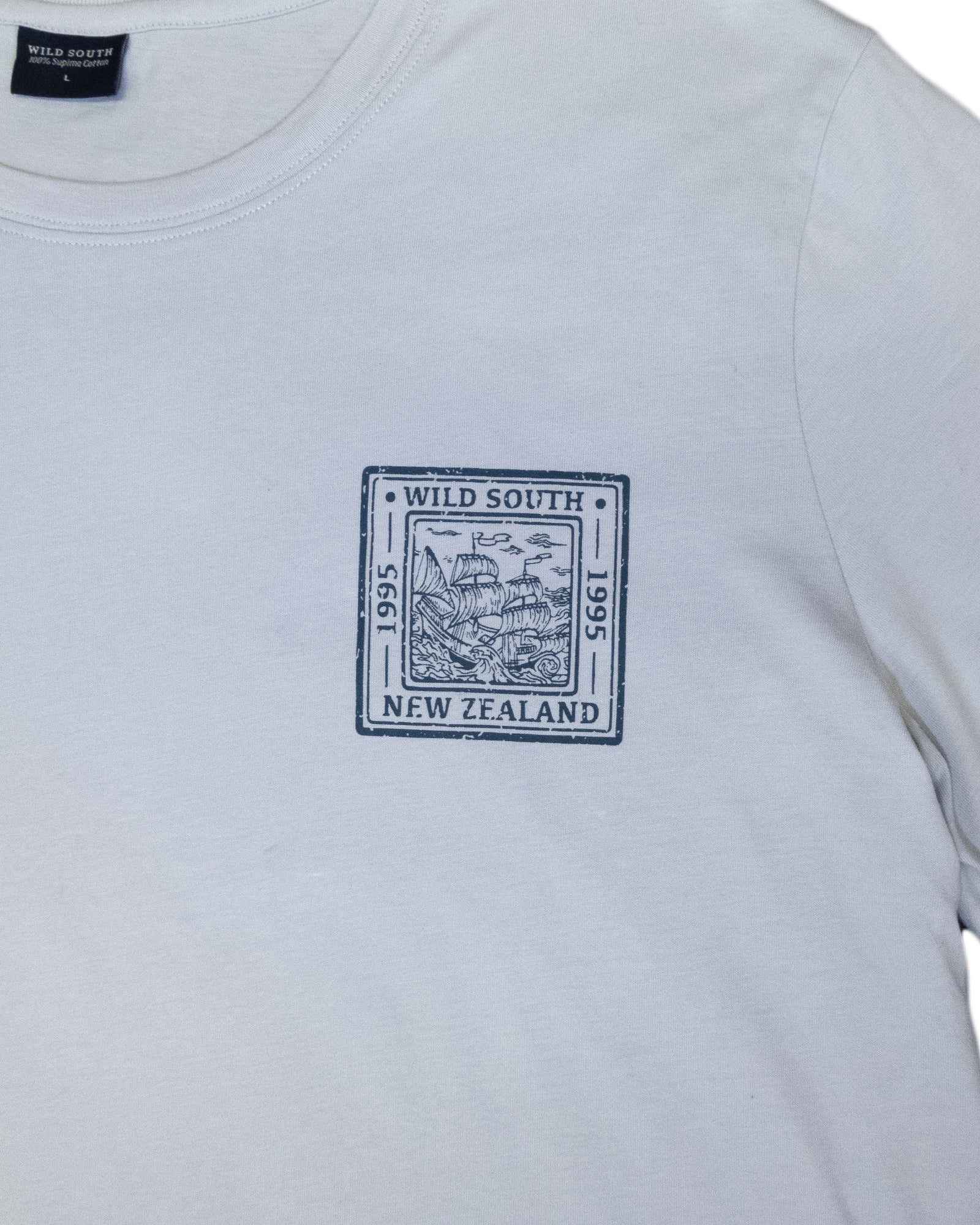SUPIMA SAILOR STAMP TEE