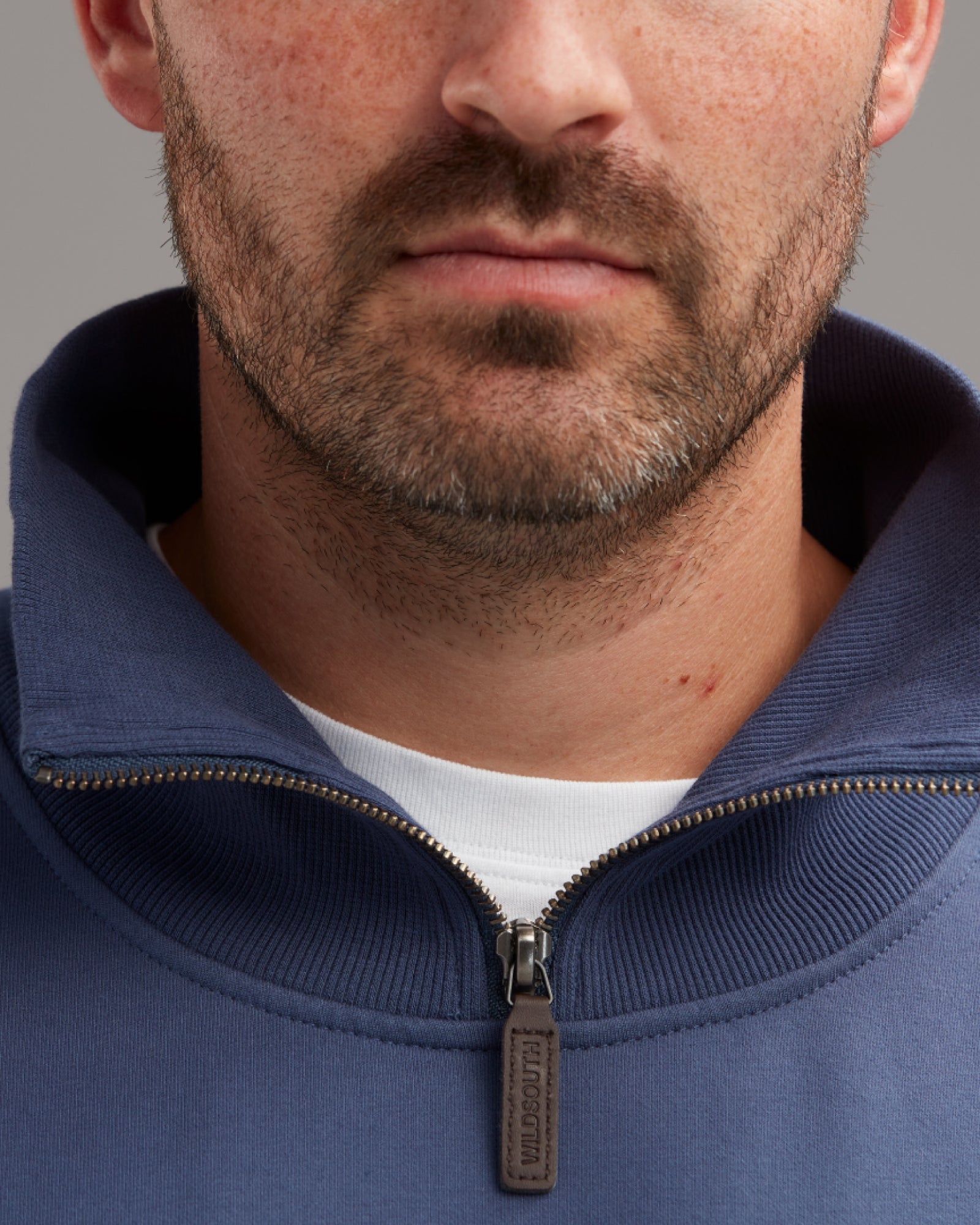 COTTON QTR ZIP SWEATSHIRT - Wild South Clothing