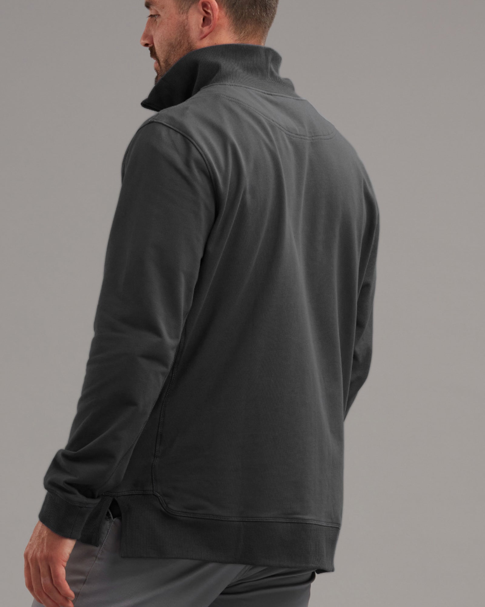 COTTON QTR ZIP SWEATSHIRT - Cotton Stretch Knit - Wild South Clothing