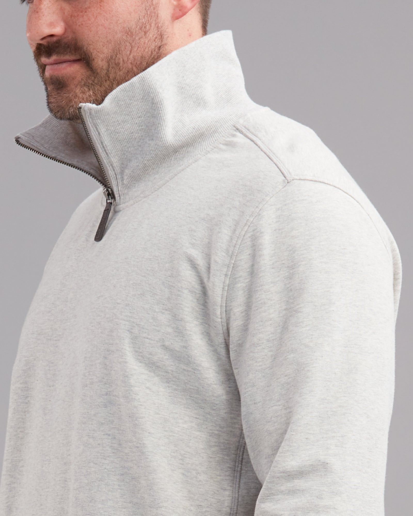 COTTON QTR ZIP SWEATSHIRT - Wild South Clothing