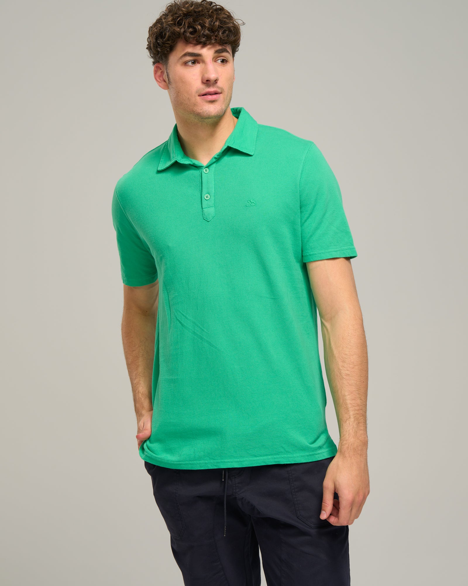 COTTON G/D AORAKI SS POLO - Cotton Knit - Wild South Clothing