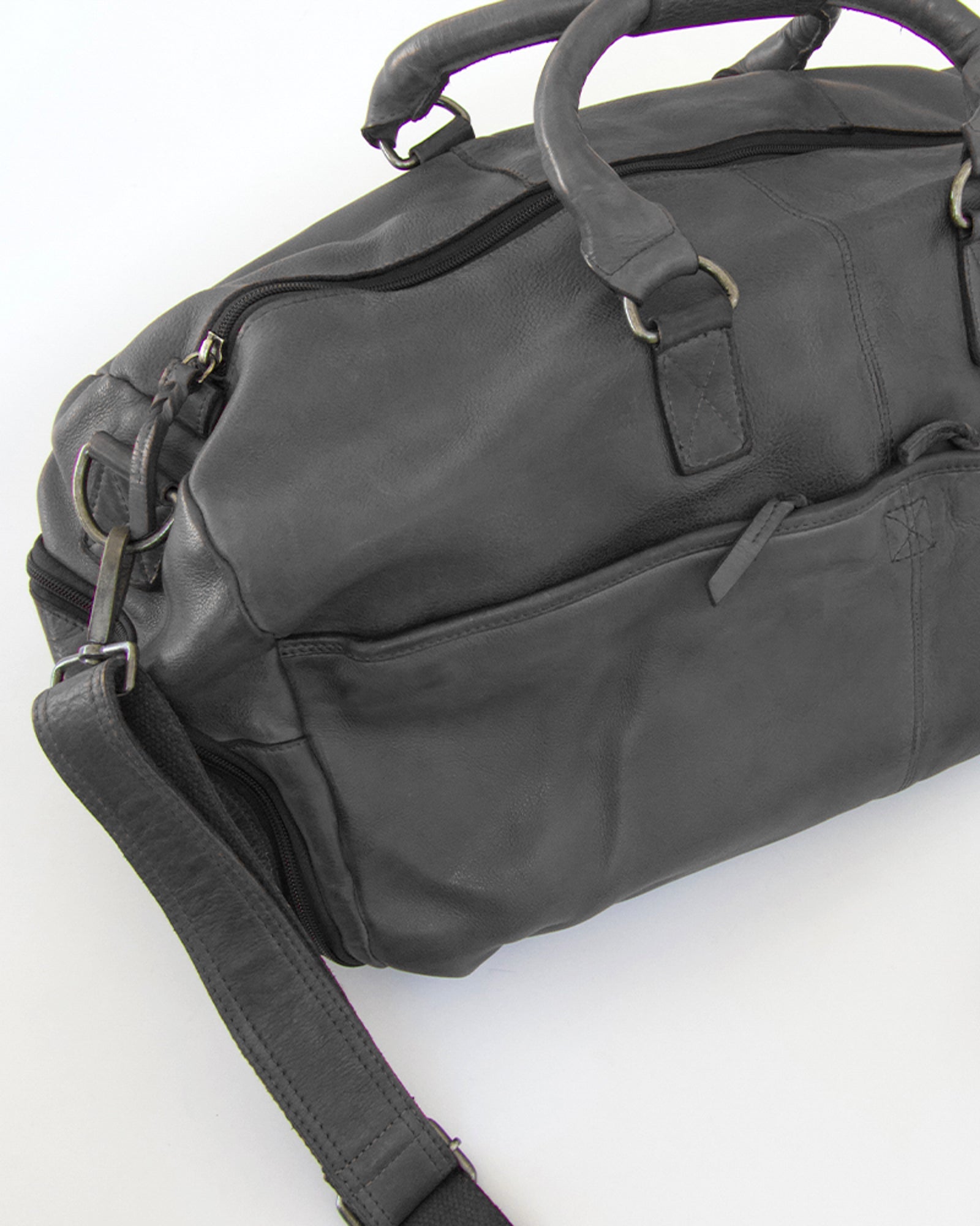 LEATHER VINTAGE CARRY-BAG - Wild South Clothing