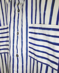 COTTON PKT STRIPE SHIRT
