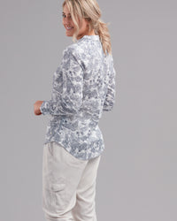 LINEN COTTON FLORAL SHIRT - Wild South Clothing