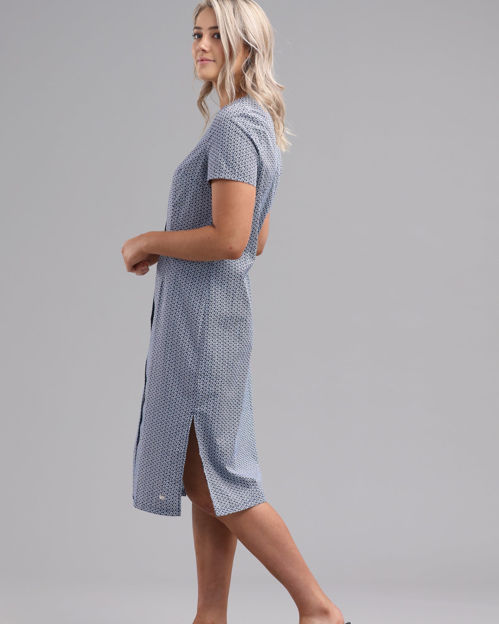 COTTON BUTTON MIDI DRESS3 - Wild South Clothing