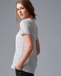 COTTON V PLEAT BACK TOP - Wild South Clothing