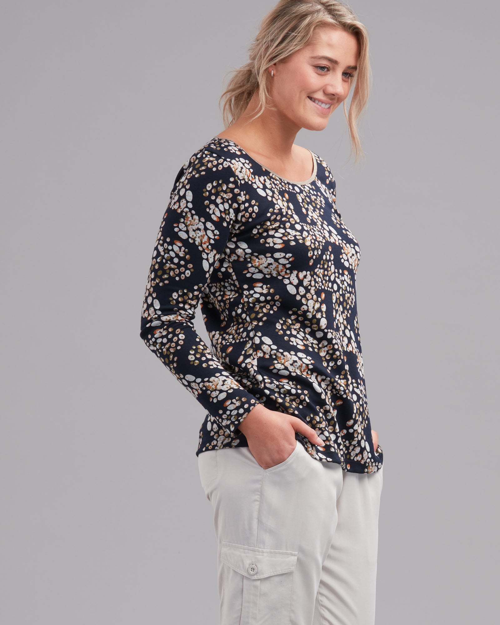 LS BUBBLE CREW TOP - Wild South Clothing