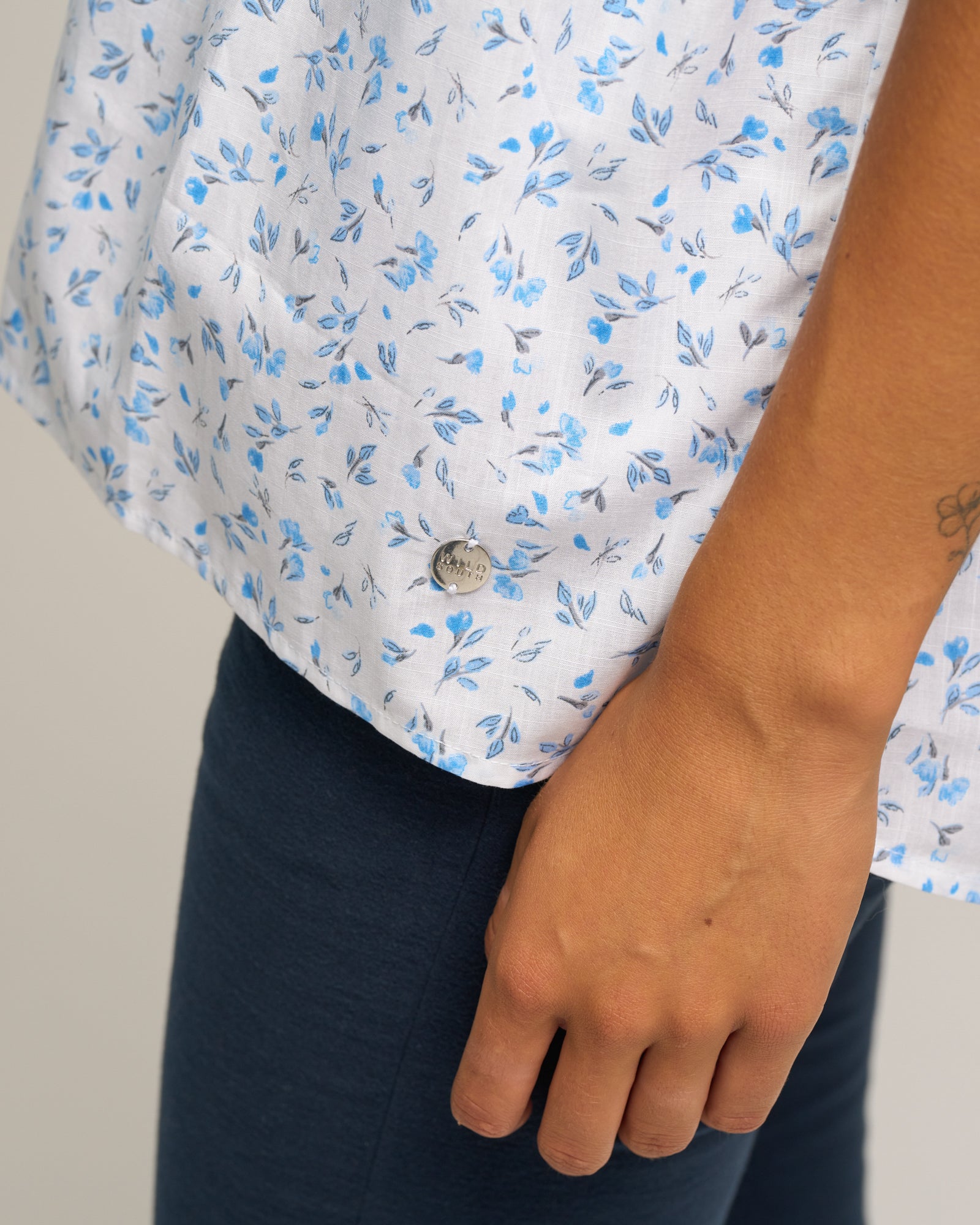 COTTON FRILL TOP - Wild South Clothing