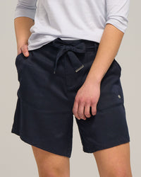 LYOCELL TIE WAIST SHORT