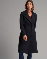 WOOL BLEND RIVERSIDE COAT - Wild South Clothing