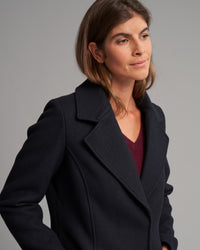 WOOL BLEND RIVERSIDE COAT - Wild South Clothing