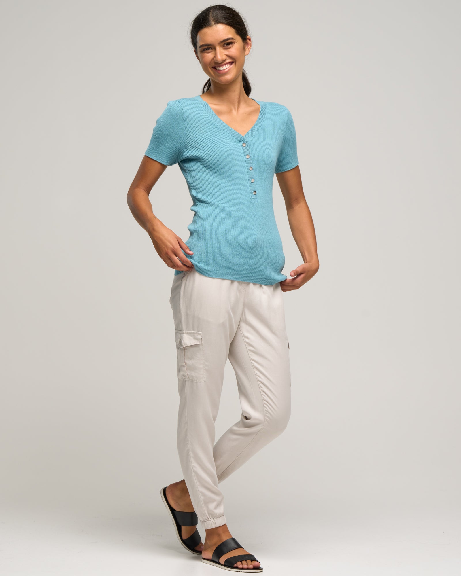 COTTON RIB TEE - Wild South Clothing