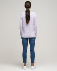 B/BOO COT/ SILK LS GEO KNIT - Wild South Clothing