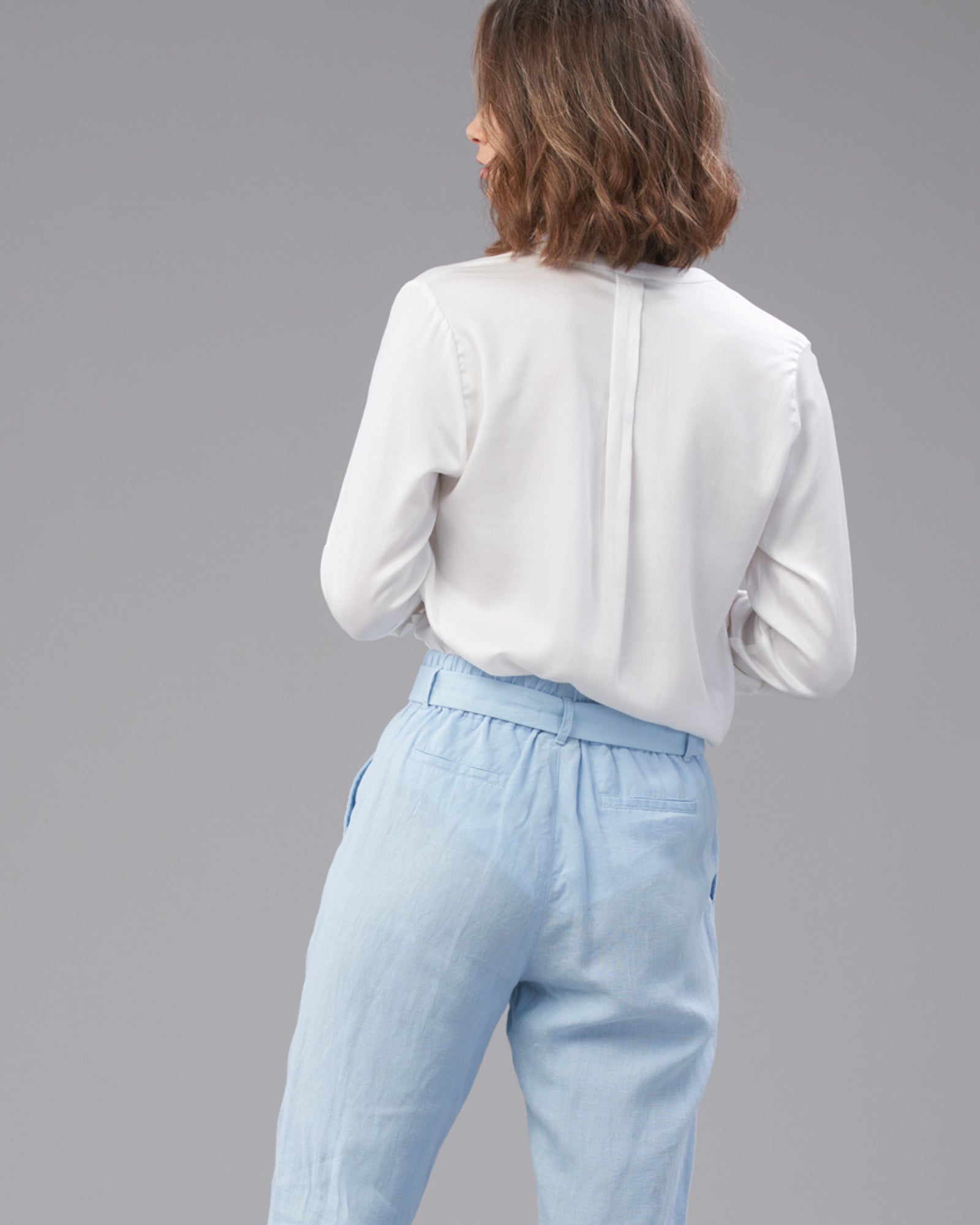 LINEN TIE WAIST PANT - Wild South Clothing
