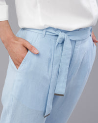 LINEN  TIE WAIST PANT - Wild South Clothing