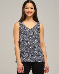 VISCOSE SPLIT BACK TOP