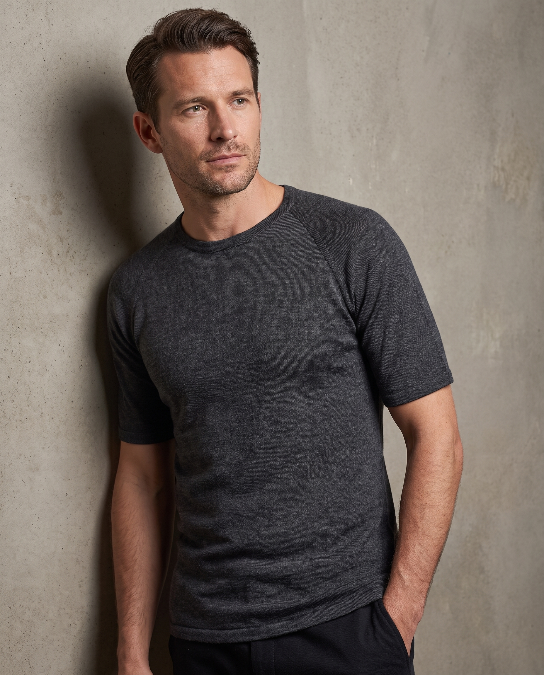 SUPERFINE MERINO SHORT SLEEVE CREW