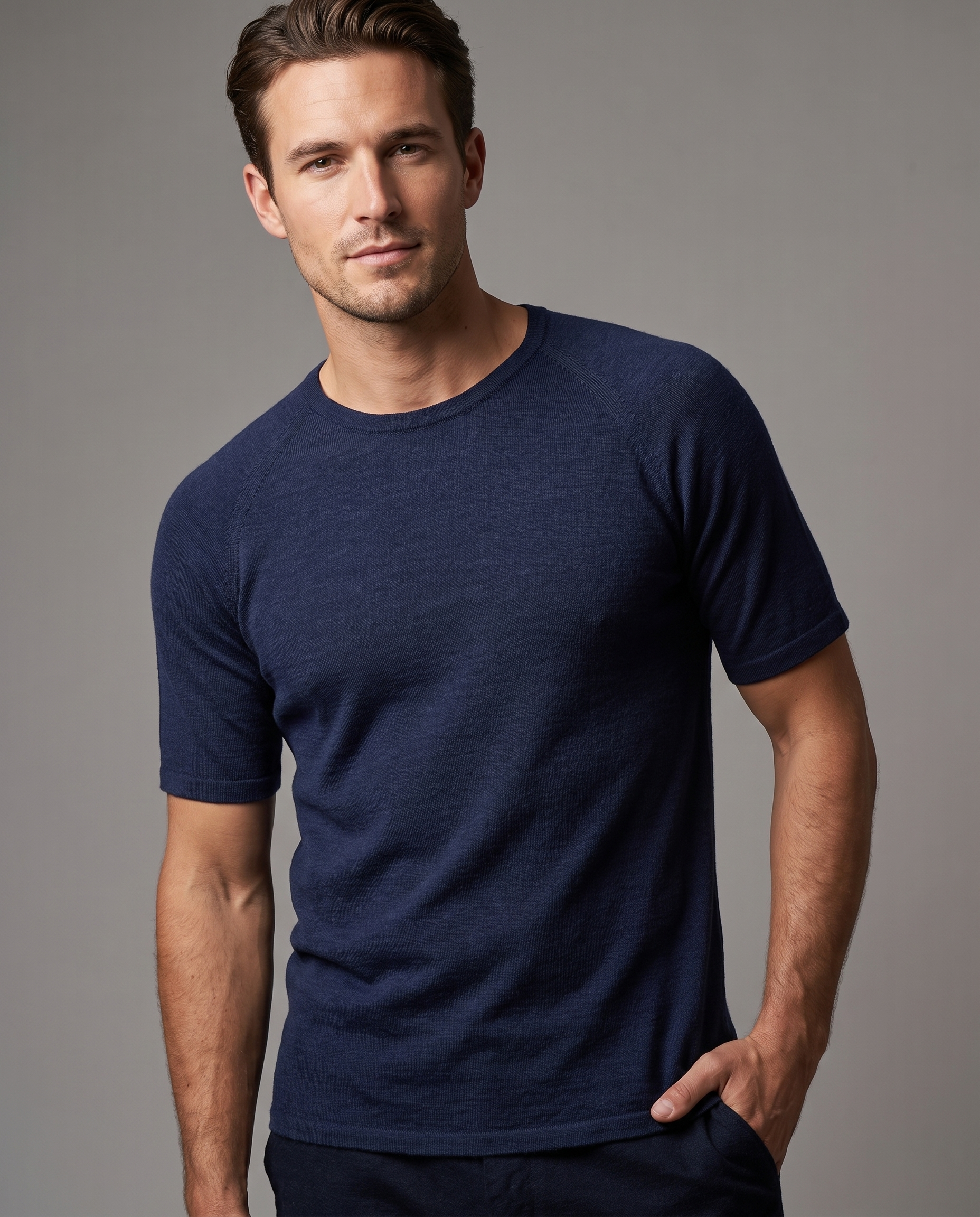 SUPERFINE MERINO SHORT SLEEVE CREW