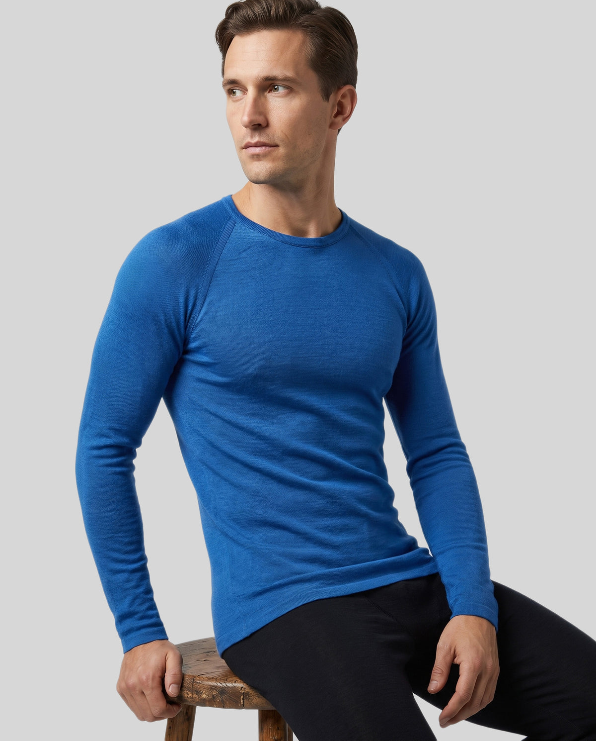 SUPERFINE MERINO LONG SLEEVE CREW MENS