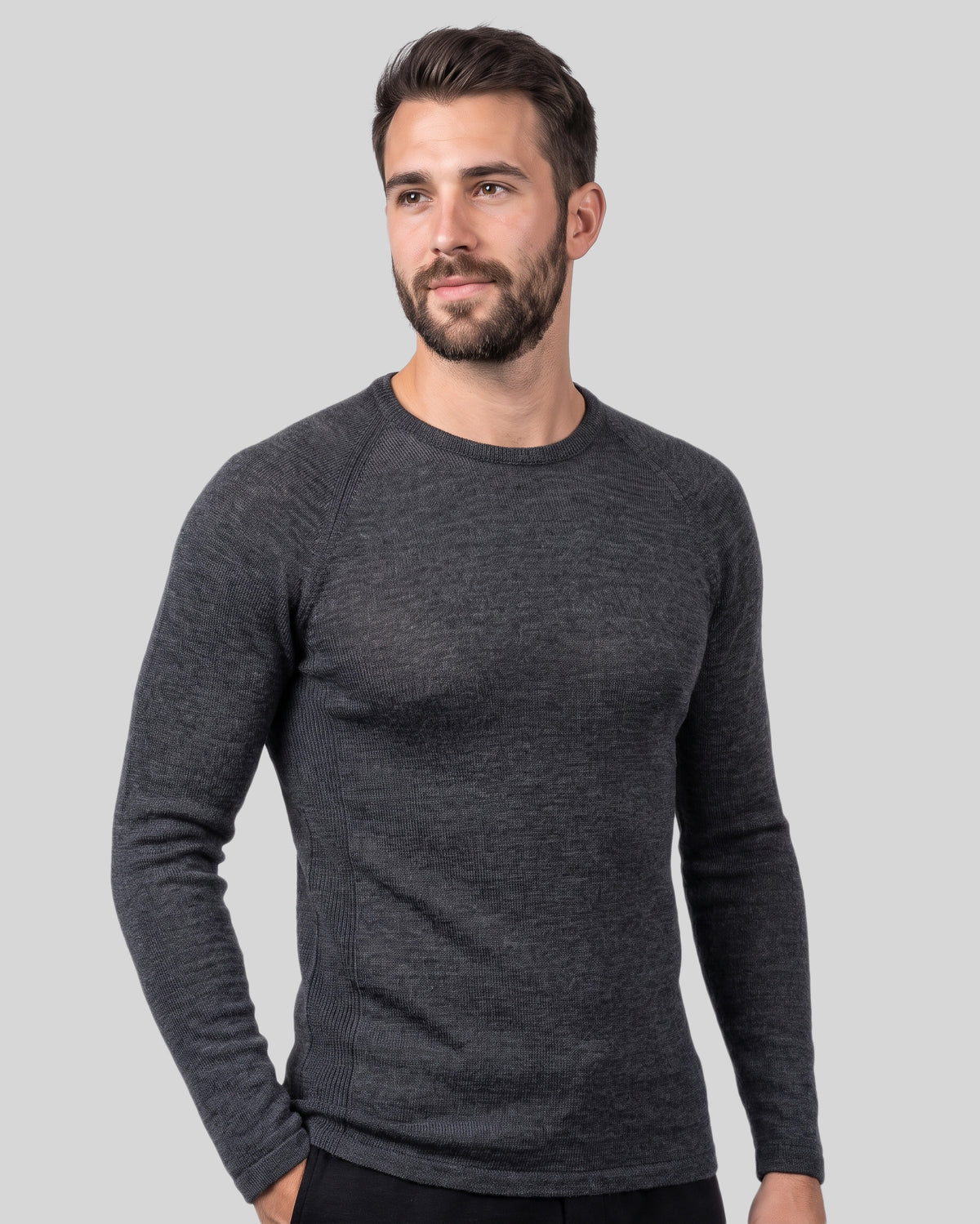 SUPERFINE MERINO LONG SLEEVE CREW MENS